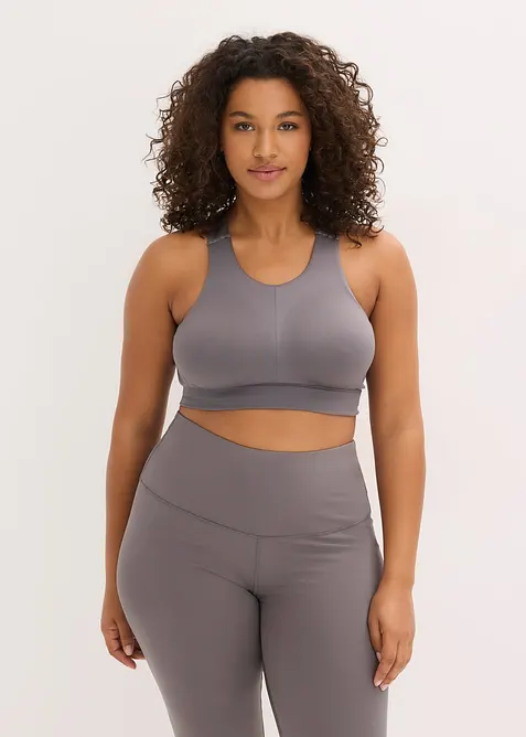 Sport-BH med l&auml;tt st&ouml;d och brottarrygg, bonprix