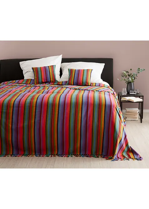 Randigt kuddfodral (2-pack), bonprix