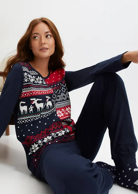 Pyjamas i bomull, bonprix