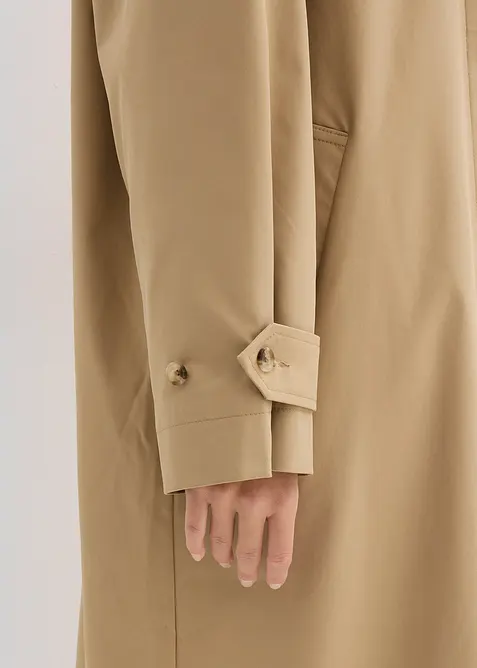 Trenchcoat med slejf, bonprix