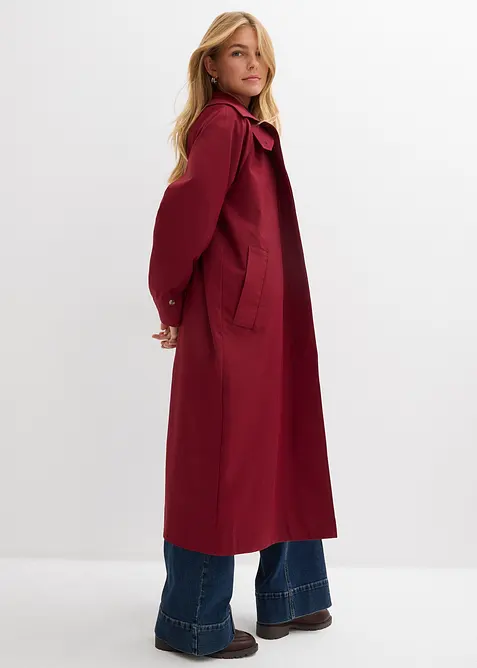 Trenchcoat med slejf, bonprix