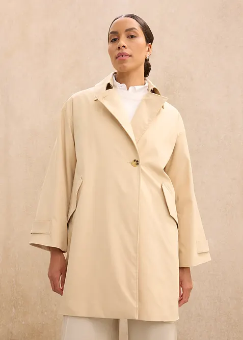 Trenchcoat i A-linjemodell, bonprix