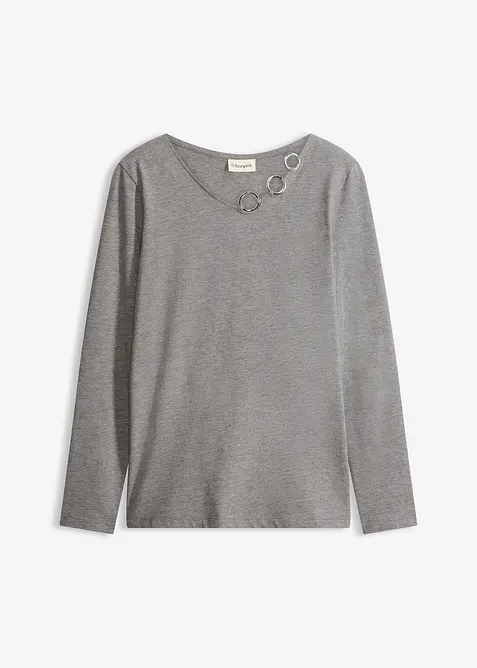 L&aring;ng&auml;rmad topp med &ouml;ljetter, bonprix