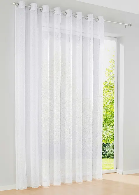 Gardinstore i sabléväv med återvunnen polyester, bonprix