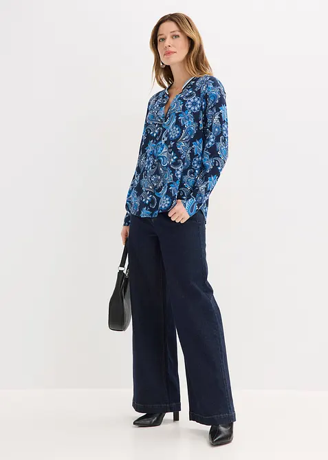 Blustunika i b&ouml;ljande viskos, bonprix