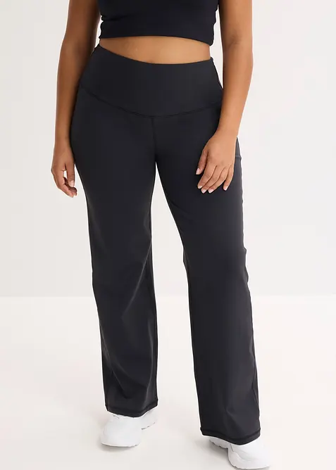 Sportleggings i stabilt material, raka ben, bonprix