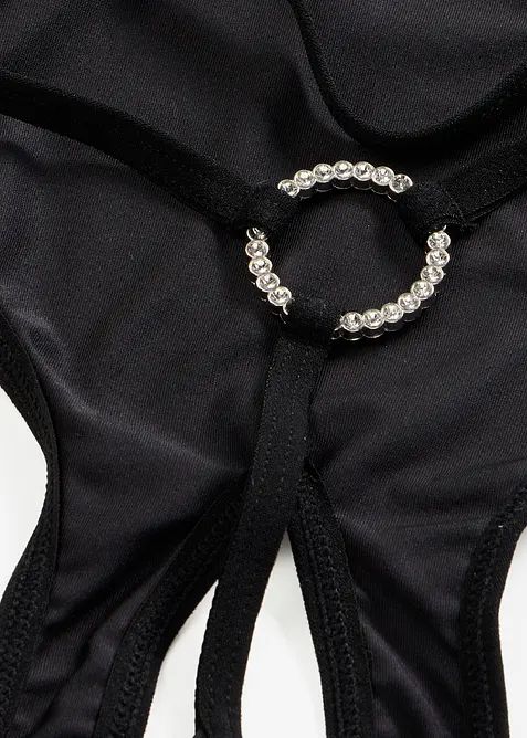 Stringbody med öppen gren, bonprix