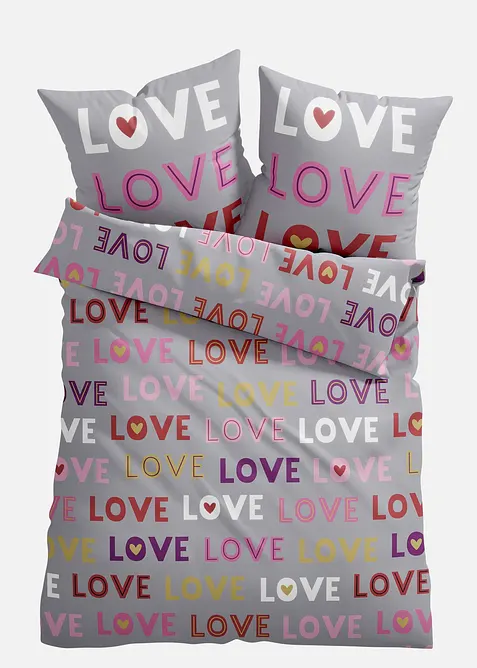 P&aring;slakanset av bomullsblandning, bonprix