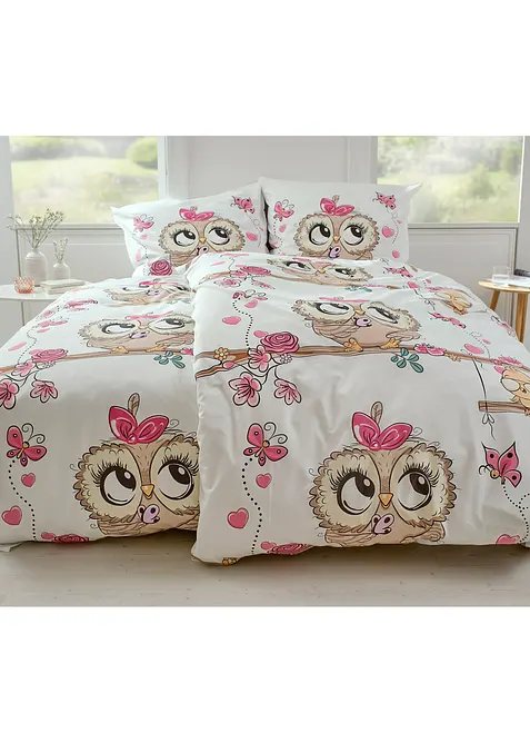 P&aring;slakanset av bomullsblandning, bonprix