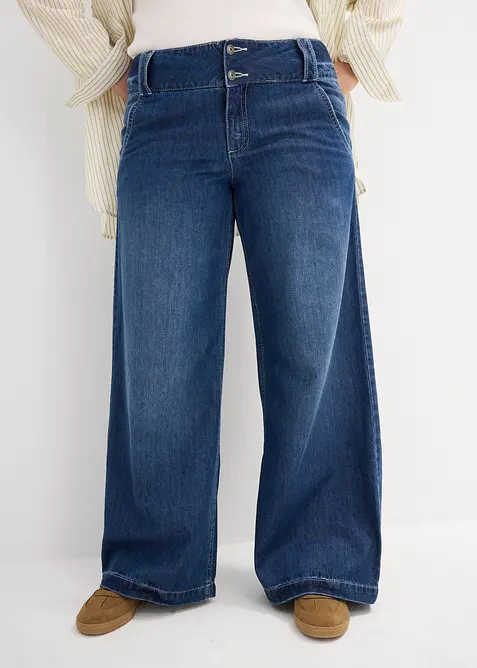 Wide Leg Jeans, High Waist, bonprix