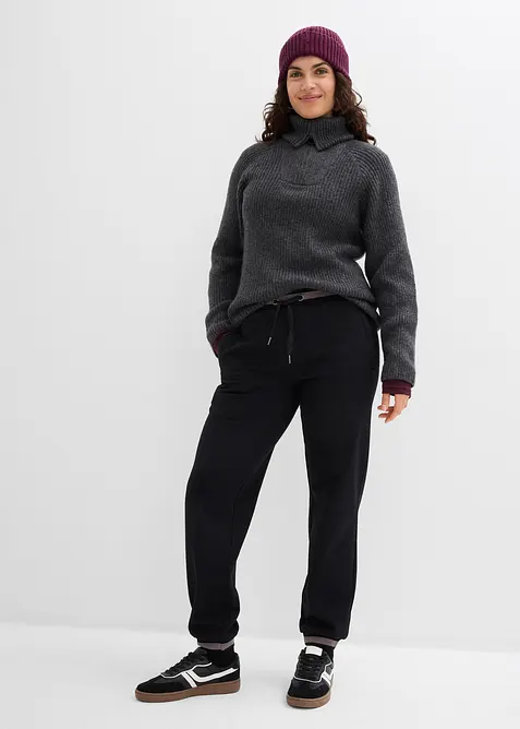 Svettisbyxa i bomullsmix (2-pack), bonprix