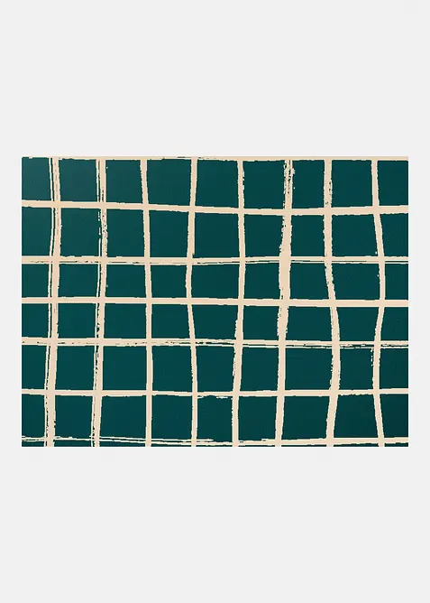 Tv&auml;ttbar d&ouml;rrmatta med grafiskt m&ouml;nster, bonprix