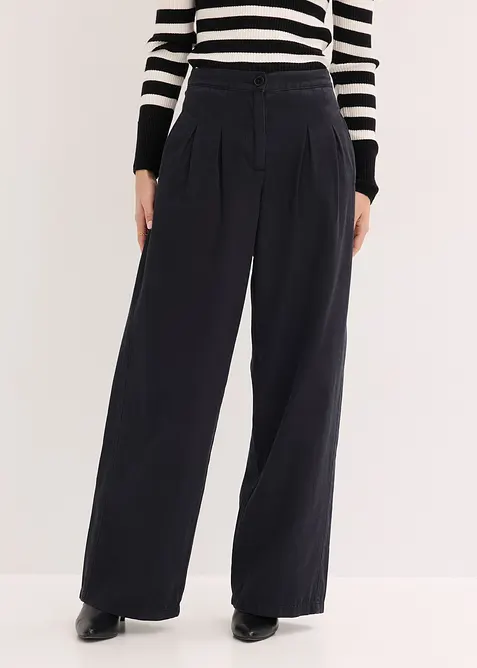 Twillbyxa i ren bomull, bonprix