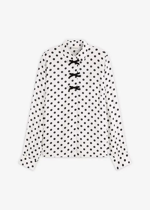 Blus av viskos med mjukt fall, bonprix