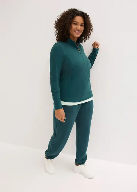 V&auml;rmande funktionsjacka med halv dragkedja, bonprix