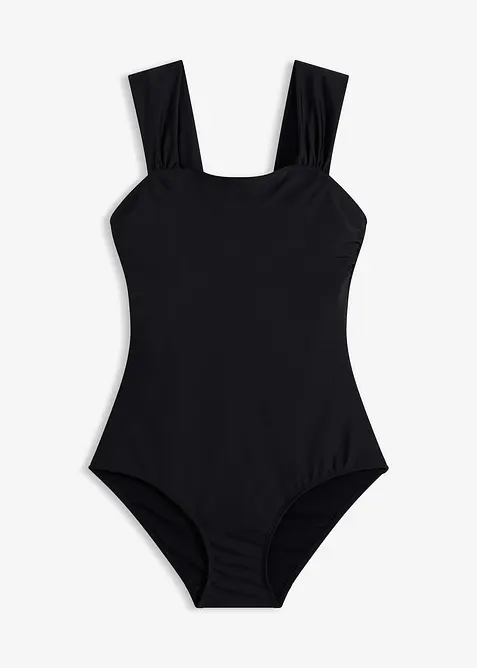 Baddr&auml;kt med medelh&ouml;g formande effekt och breda axelband, bonprix