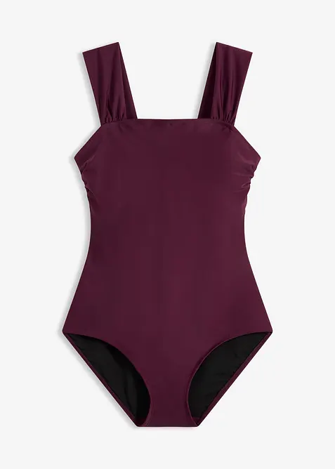 Baddr&auml;kt med medelh&ouml;g formande effekt och breda axelband, bonprix