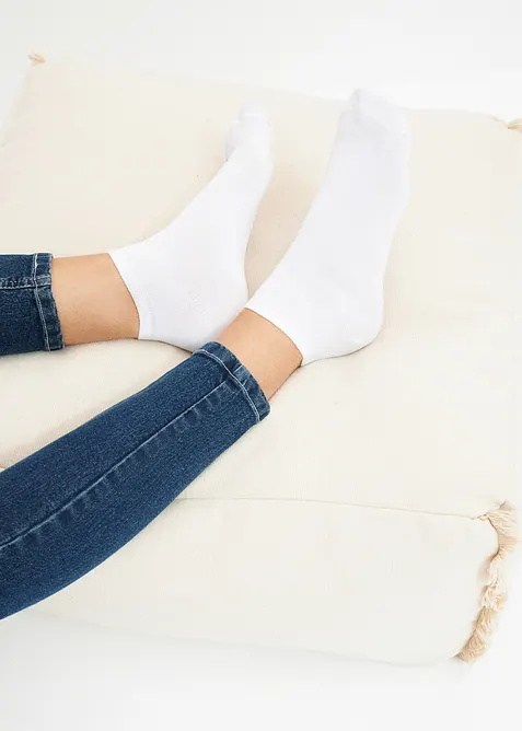 Ankelstrumpor med ekologisk bomull (20-pack), bonprix