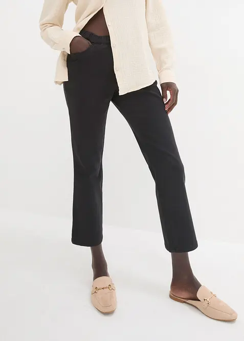 Stretchig dra p&aring;-byxa i 7/8-l&auml;ngd, bonprix