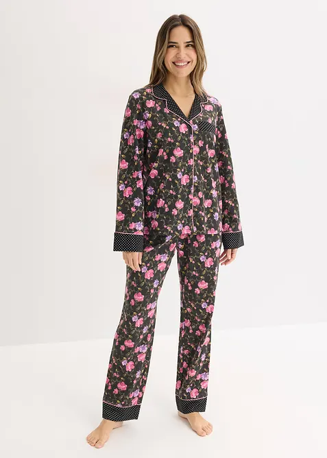 Pyjamas i bomull, bonprix