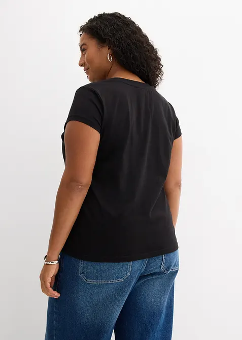 T-shirt i ekologisk bomull (2-pack), bonprix