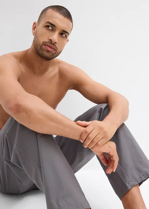 L&aring;ng pyjamasbyxa i mjuk bomull (2-pack), bonprix