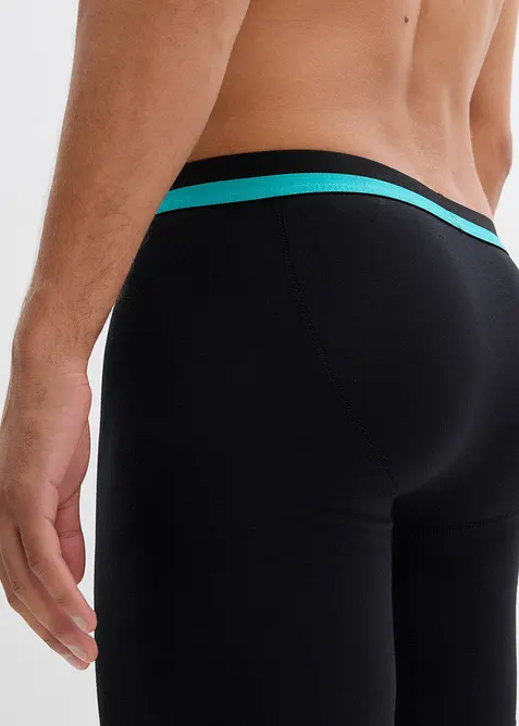 L&aring;nga boxershorts med mjuk bomull (2-pack), bonprix