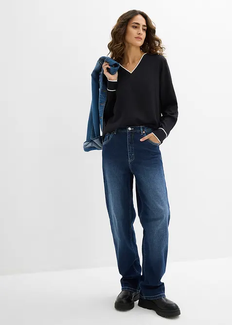 Blustunika i b&ouml;ljande viskos, bonprix