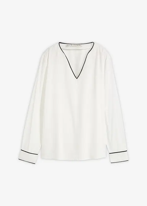 Blustunika i b&ouml;ljande viskos, bonprix