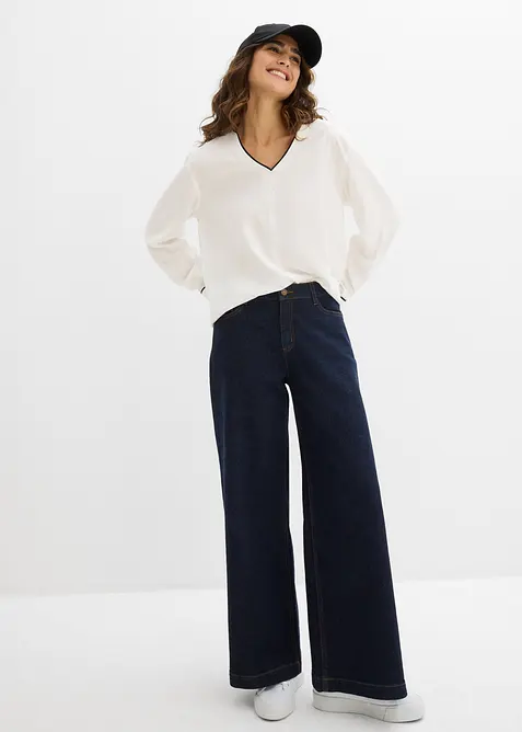 Blustunika i b&ouml;ljande viskos, bonprix