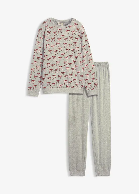Pyjamas med mjuk bomull (2 delar), bonprix