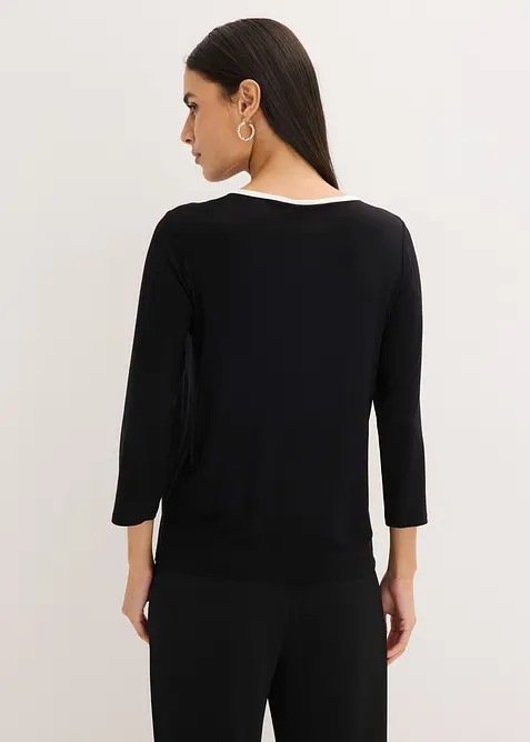 Topp med kontrasterande kant, bonprix