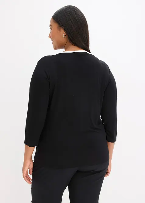 Topp med kontrasterande kant, bonprix