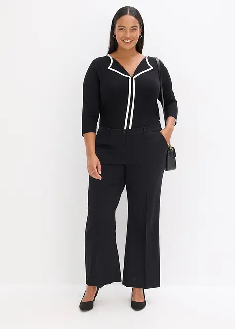 Topp med kontrasterande kant, bonprix