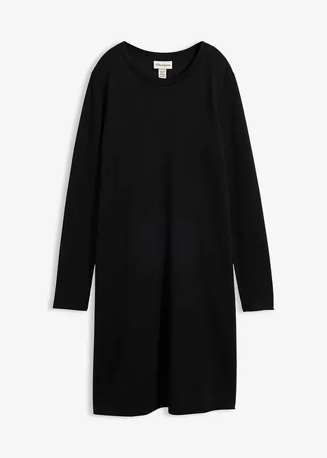 A-linjeformad trik&aring;kl&auml;nning i viskosmix, bonprix