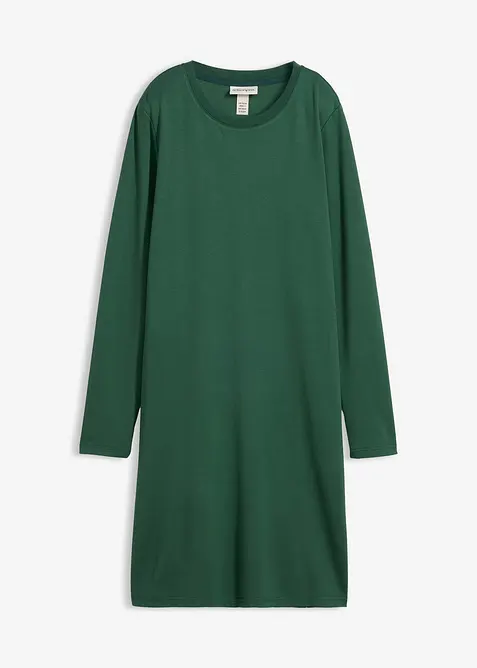 A-linjeformad trik&aring;kl&auml;nning i viskosmix, bonprix