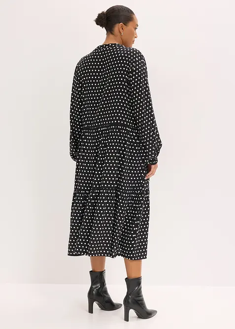 Midikl&auml;nning av viskos med mjukt fall, bonprix