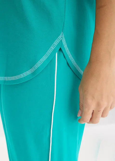 Capripyjamas av ekologisk bomull, bonprix