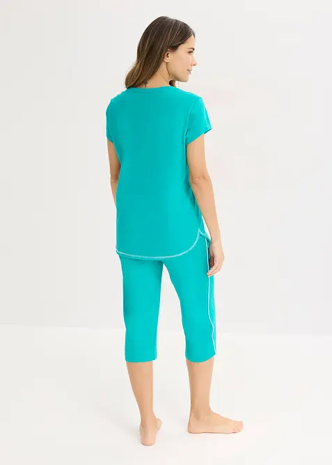 Capripyjamas av ekologisk bomull, bonprix