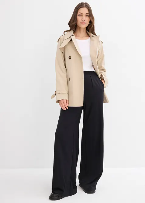 Ribbstickad topp med ekologisk bomull (2-pack), bonprix