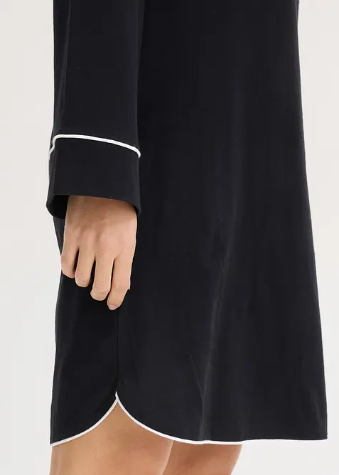 Nattlinne i mjuk bomull, bonprix