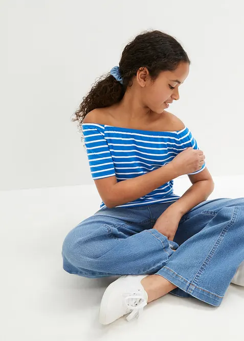 Wide Leg Jeans Mid Waist, bonprix