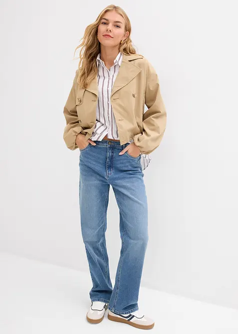 Straight jeans i Loose Fit med High Waist, bonprix