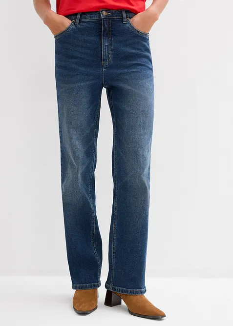 Straight jeans i Loose Fit med High Waist, bonprix