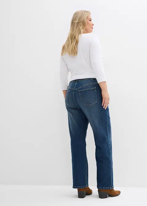 Straight jeans i Loose Fit med High Waist, bonprix