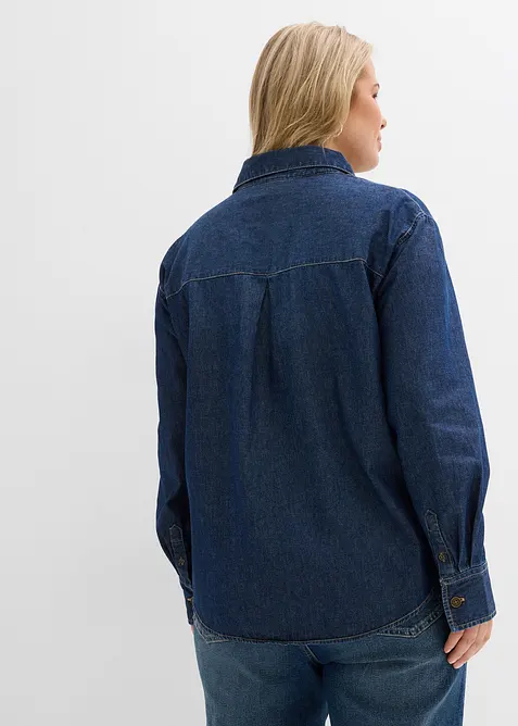 Jeanstunika med ekologisk bomull, bonprix