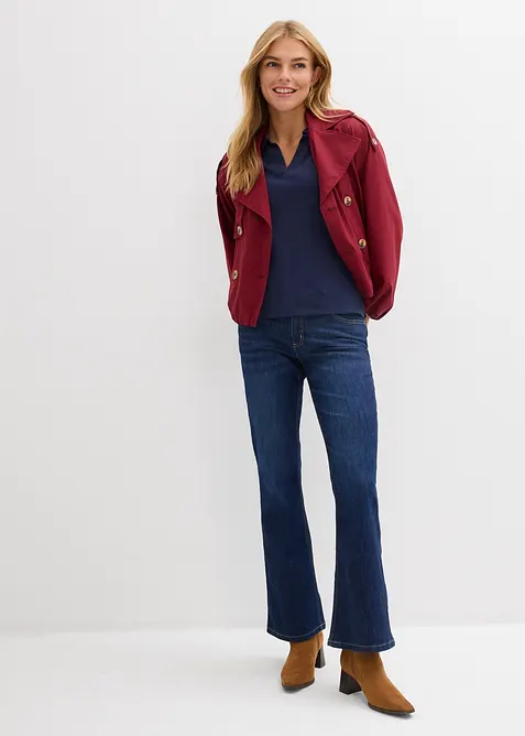 Jeans med flare, Mid Waist, bonprix