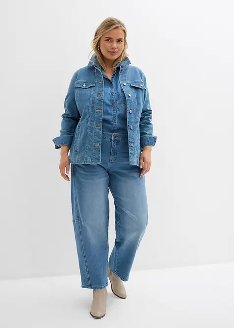 Barrel-jeans Mid Waist, bonprix