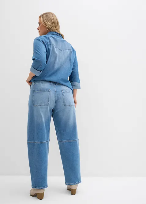 Barrel-jeans Mid Waist, bonprix