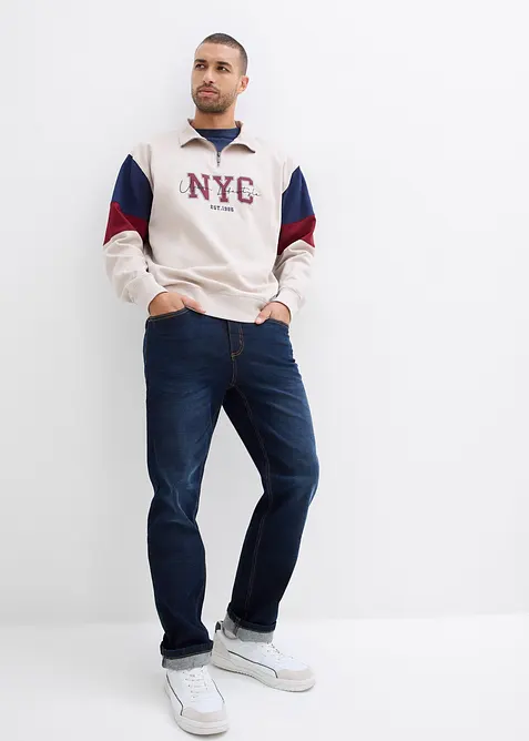 Sweatshirt av ekologisk bomull, Loose Fit, bonprix